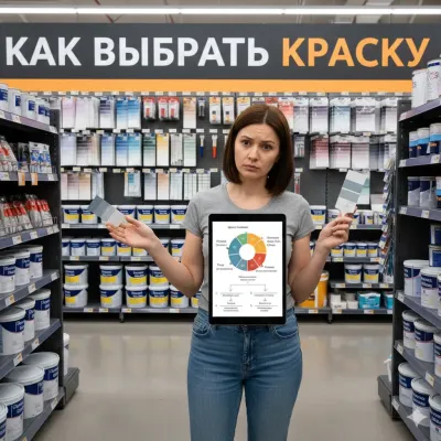 Как выбрать  краску  для любого покрытия