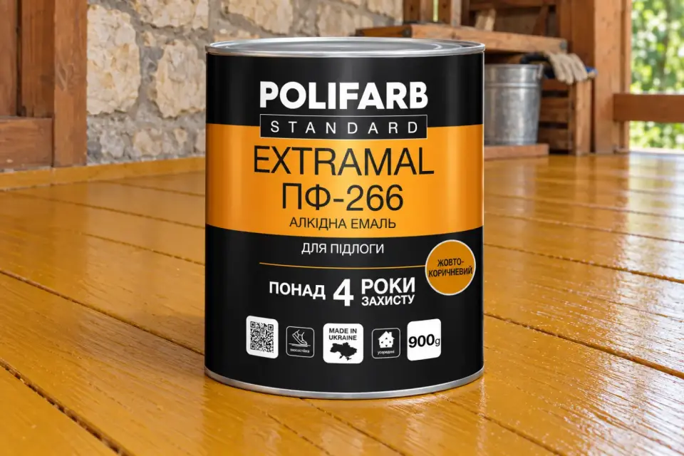 EXTRAMAL ПФ-266 Алкідна емаль для дерев’яної підлоги