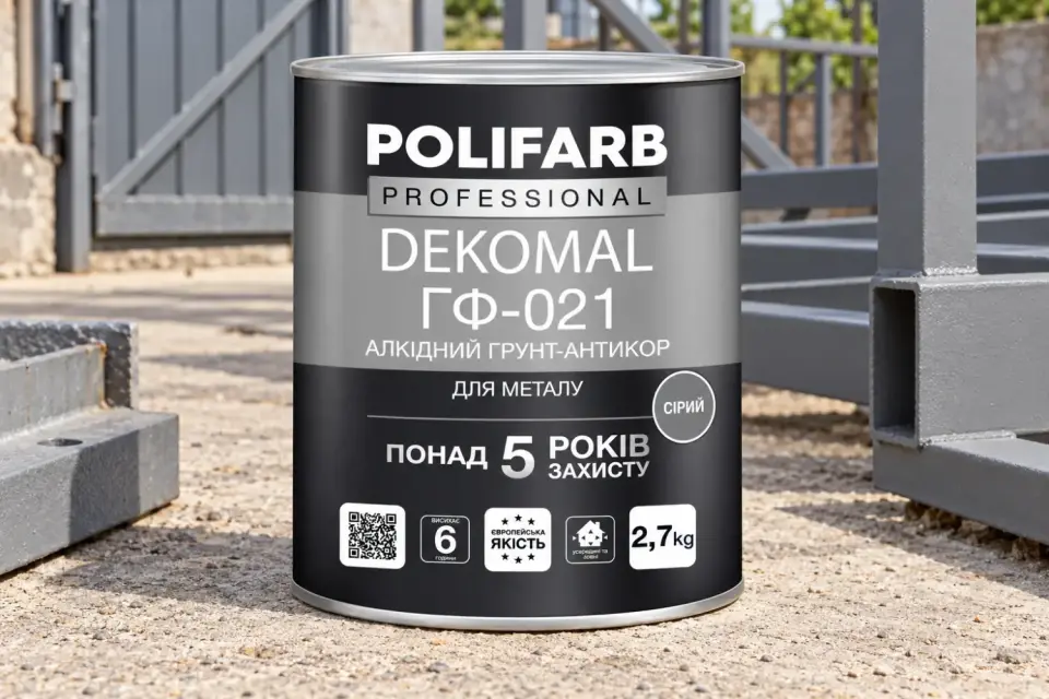 DEKOMAL ГФ-021 Антикорозійна алкідна ґрунтовка для металу