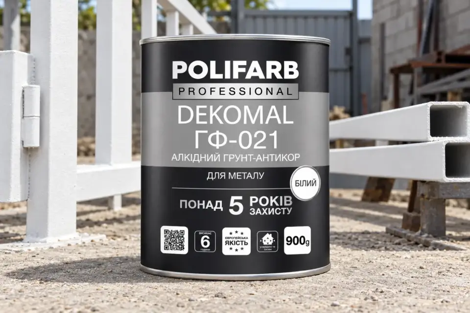 DEKOMAL ГФ-021 Антикорозійна алкідна ґрунтовка для металу