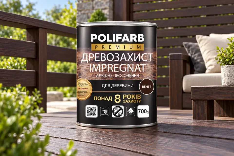ДРЕВОЗАХИСТ IMPREGNAT Антисептична просочення для деревини