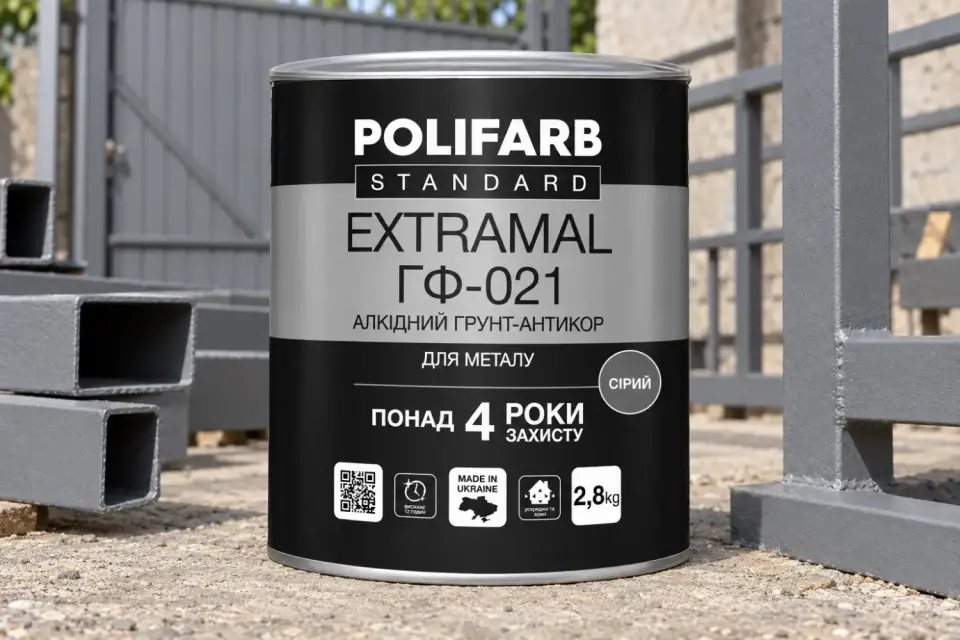 EXTRAMAL ГФ-021 Алкідна антикорозійна ґрунтовка