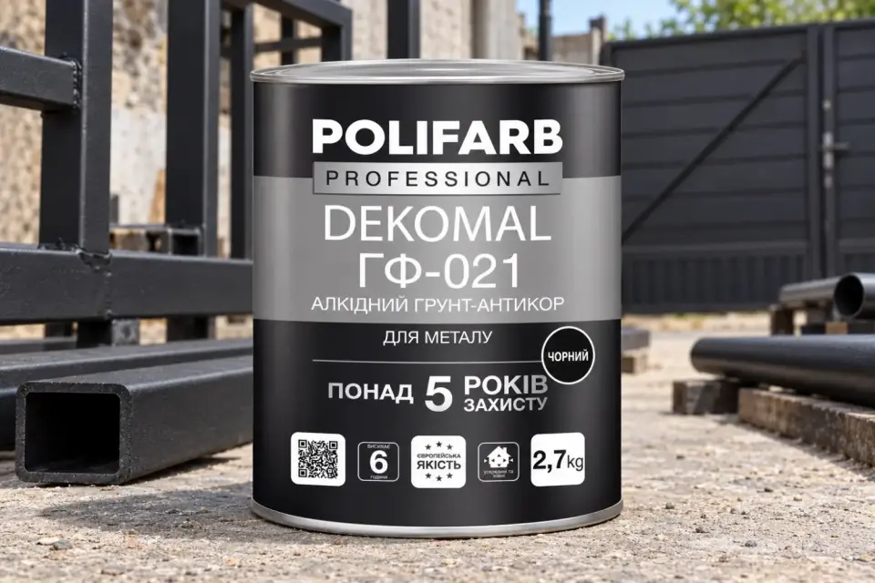 DEKOMAL ГФ-021 Антикорозійна алкідна ґрунтовка для металу