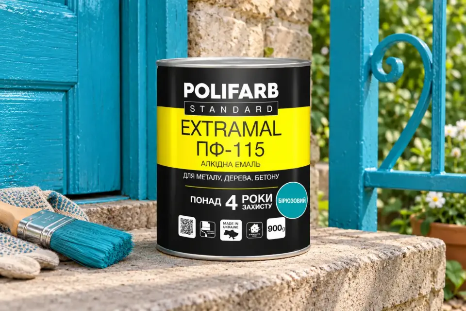 EXTRAMAL ПФ-115 Алкідна емаль, бірюзовий, 0.9 кг