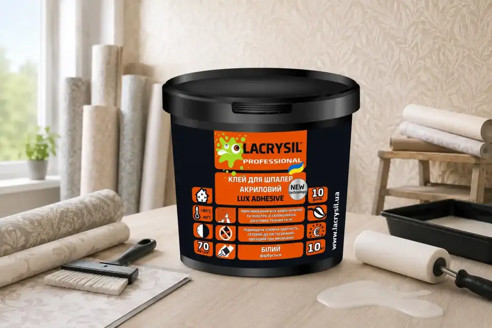 Клей для склошпалер, флізелінових і вінілових шпалер «Lux Adhesive»
