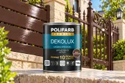 DEKOLUX Емаль для металу і дерева, темно-коричневий, 0.7 кг