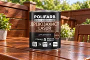 ДРЕВОЗАХИСТ LASUR Лак-антисептик для деревини